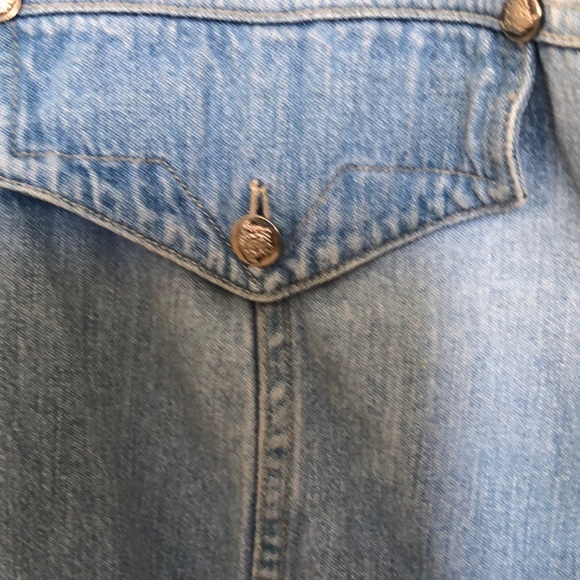 Versace Jeans Couture Blu Denim Shirt - Picture 4 of 5